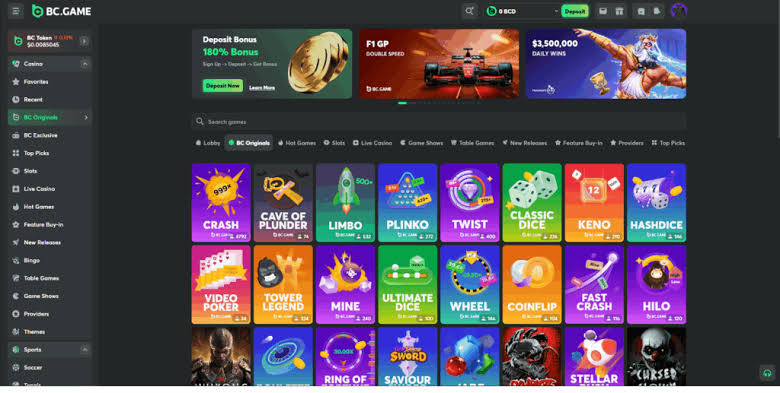 BC.Game Kasyno Polska - Najlepsze Doświadczenia Gier Online